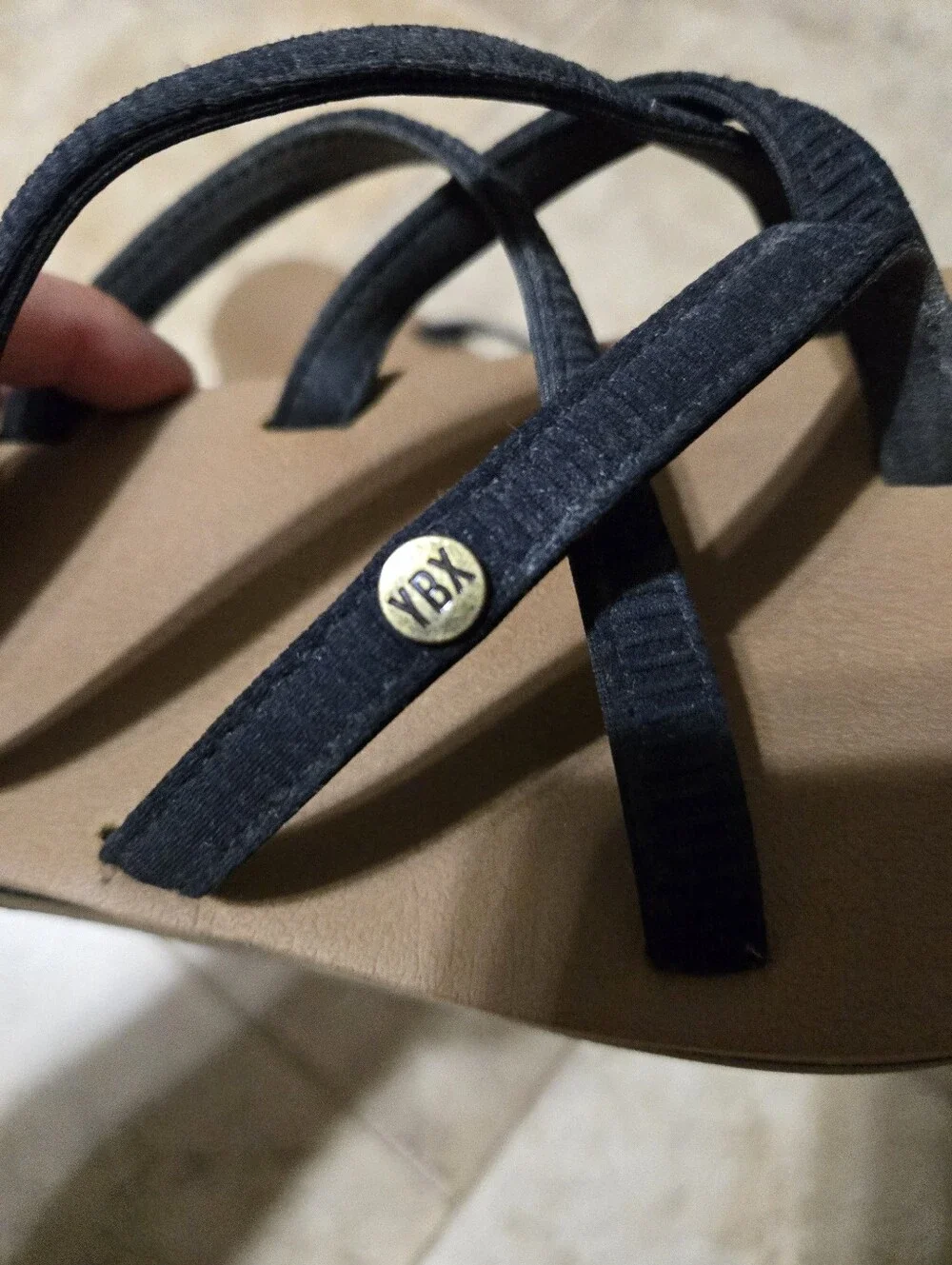 Women’s Black Strap Yellowbox Sport Sandals - Picture 2 of 4
